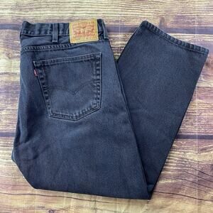 Levi Strauss 505 Denim Jeans Light Wash Straight Fit Mens Size W40 L30